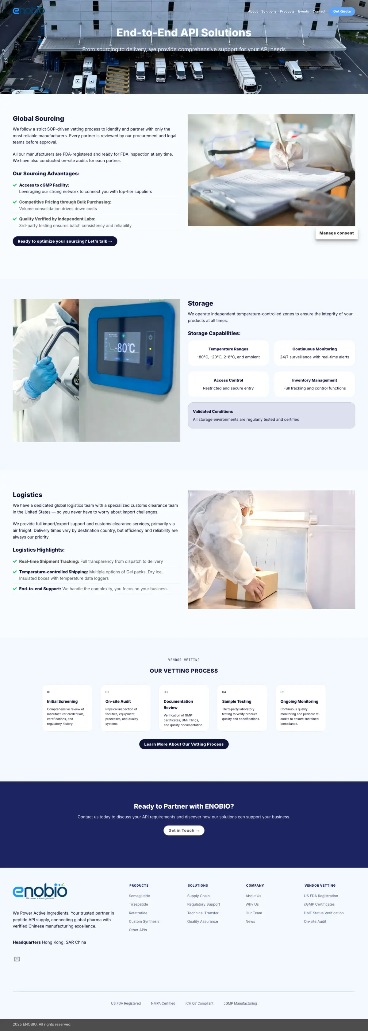 EnoBio Solutions page